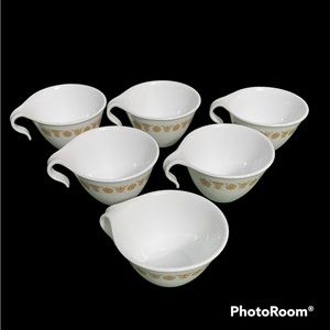EUC-Vintage Corelle 6 pc Tea/Coffee cup set